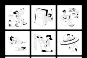 Book and Library Illustration Set, an Illustration by Prosymbols (Thumbnail 7 of 8)