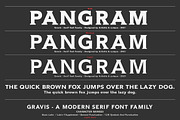 Gravis - Serif font family, a Serif Font by Artistic & Unique (Thumbnail 10 of 10)