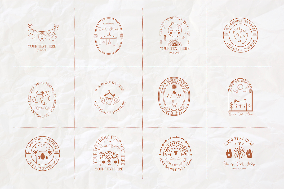 Little Dreamer Logo Pack, a Branding & Logo Template by Mio Buono (Photo 7 of 13)