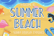 Summer Beach Sunny Display Typeface, a Font by Creatype Studio (Thumbnail 1 of 8)