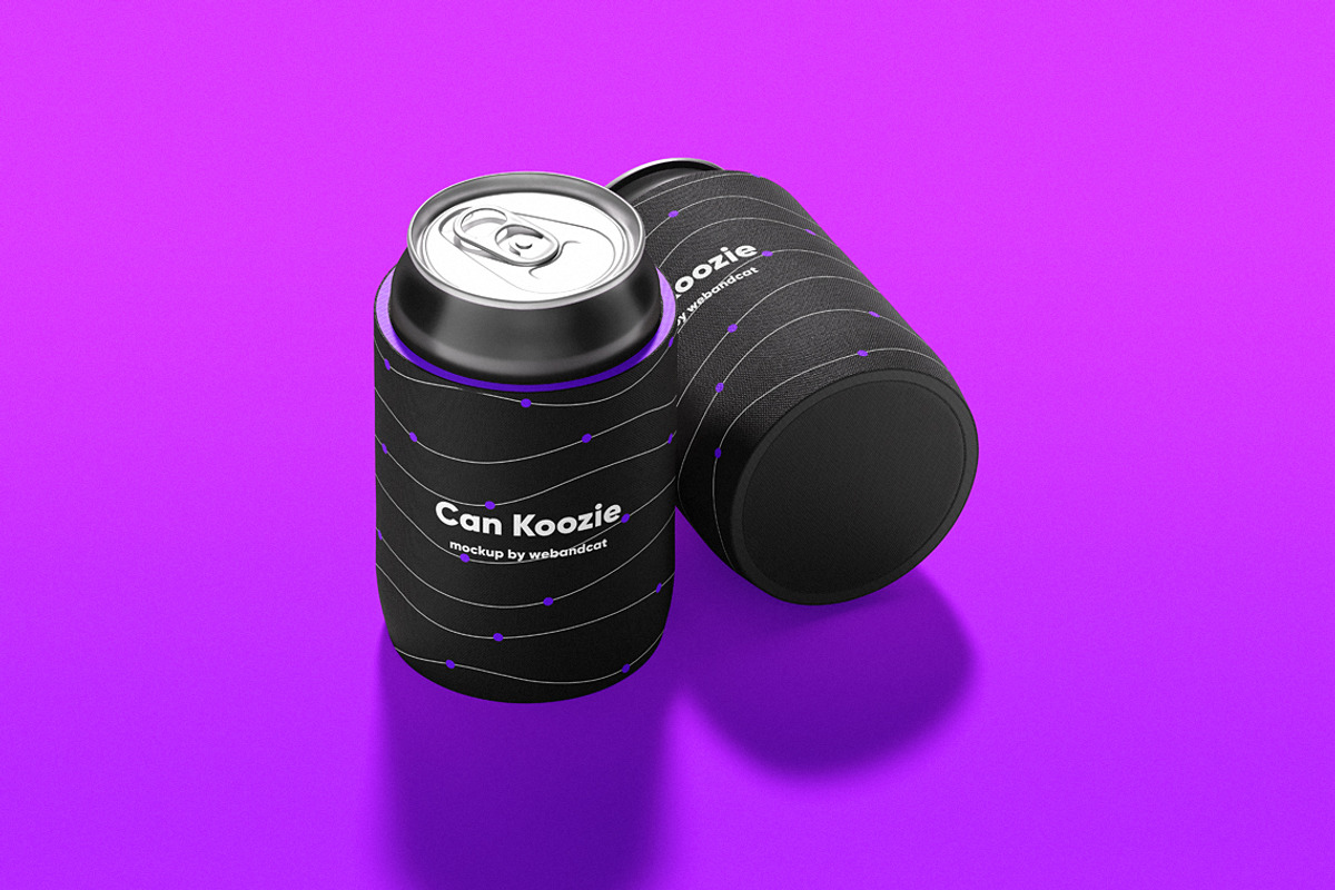 Can Cooler Mockup, a Cups & Container Mockup by WebAndCat (Photo 8 of 16)