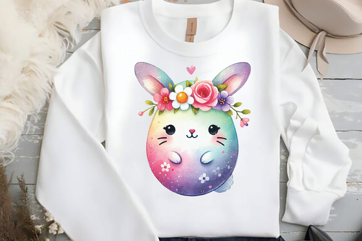 Cute Easter Eggs Sublimation Clipart, an Illustration by DreamCafeArt (Photo 5 of 5)