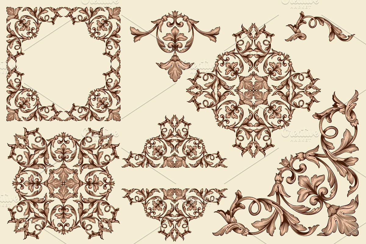 Ornamental frame and border SVG, an Object Graphic by Samira (Photo 6 of 6)
