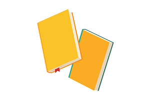 Vector books icon. Learning or, an Education Illustration by the8monkey