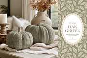 Oak & Acorn Autumn Patterns - Sage, a Pattern Graphic by Eclectic Anthology (Thumbnail 5 of 13)