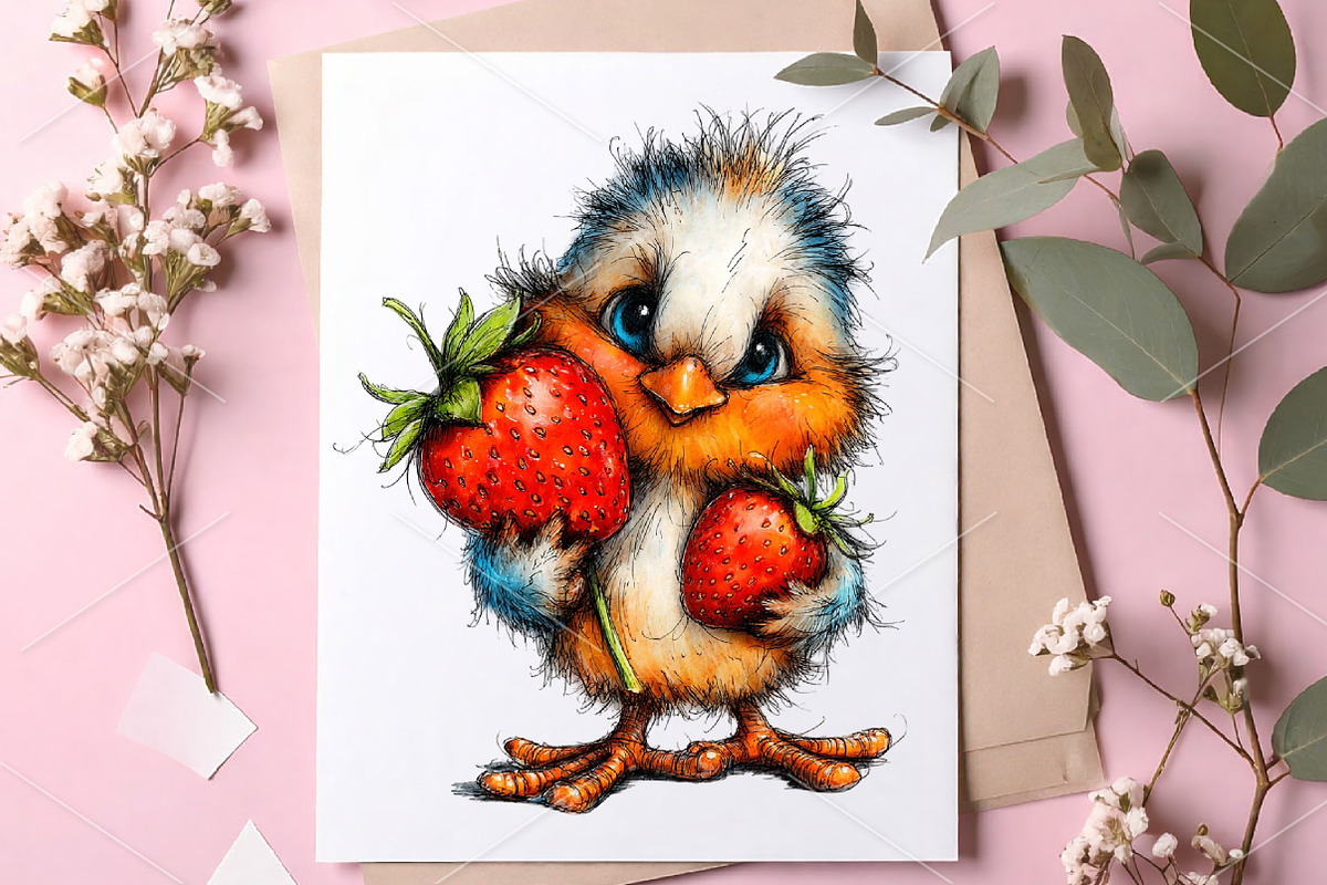 Spring Cute Baby Birds Clipart PNG, an Illustration by Canvas Craft (Photo 6 of 7)