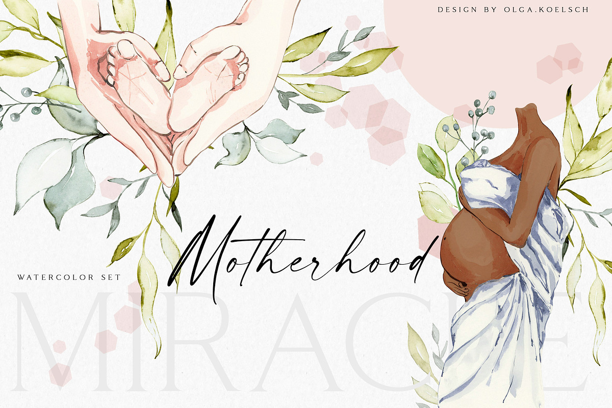 Motherhood Miracle, a Person Illustration by Olga Koelsch (Photo 1 of 14)
