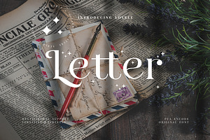 Letter Stylish Serif