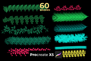 60 Christmas brushes PROCREATE X5, a Brush Add-On by Graphics Resources (Thumbnail 7 of 9)