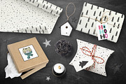 Merry & Bright Xmas - holiday set, an Animal Illustration by Bosotochka♥Art (Thumbnail 7 of 10)