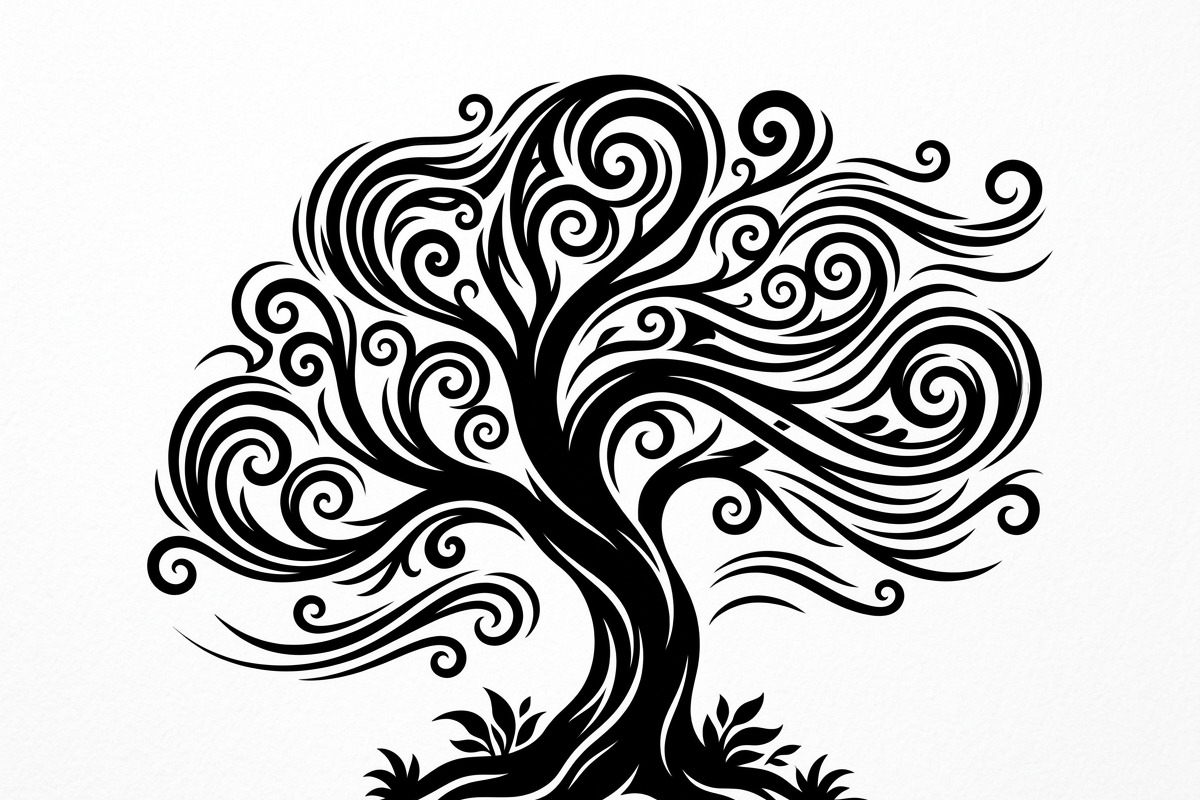 Elegant dream tree silhouette design, a Healthcare Illustration by Amazin_art (Photo 9 of 43)