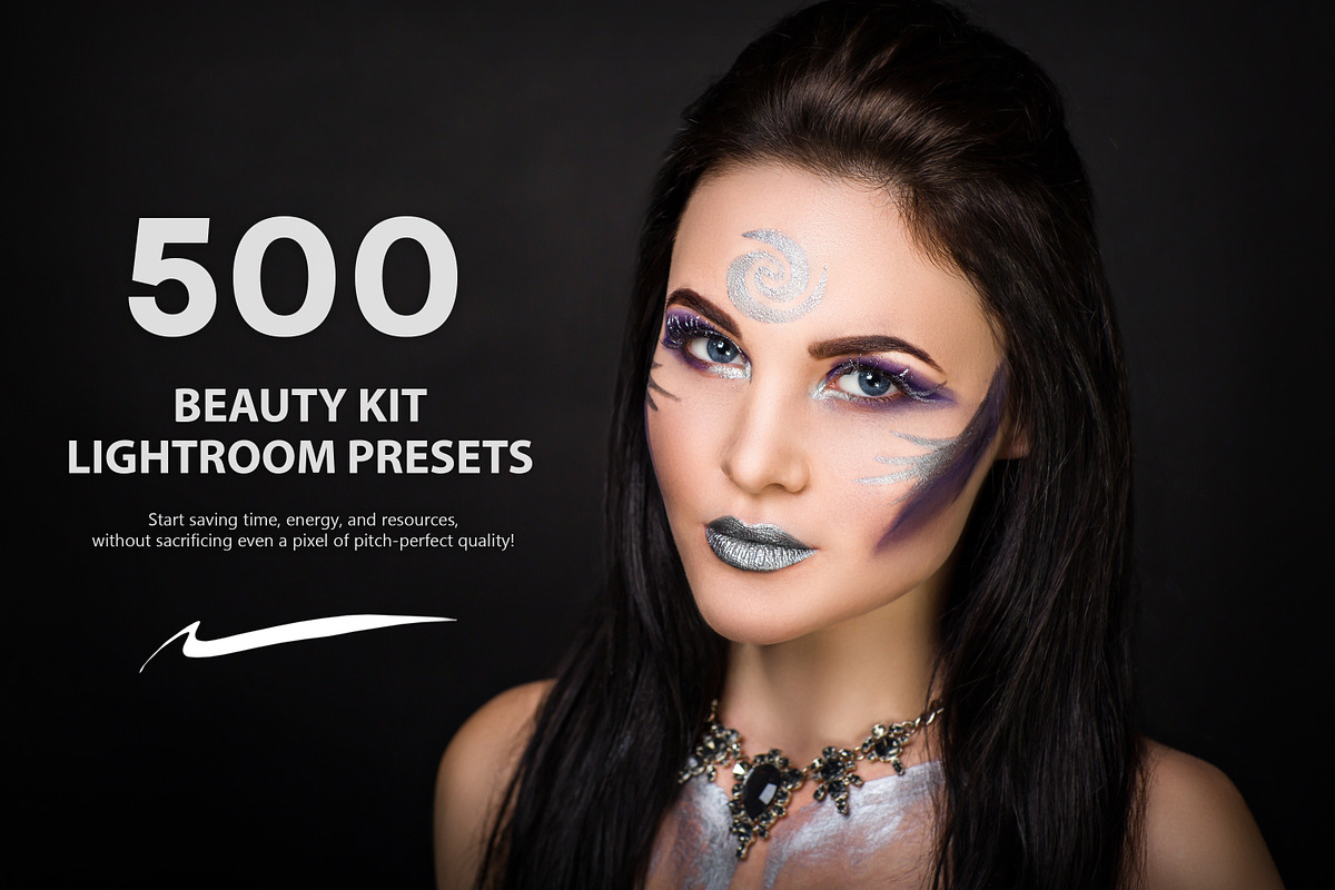 500 Beauty Kit Lightroom Presets, a Preset Add-On by Eldamar Studio (Photo 1 of 4)