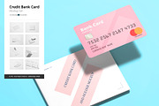 Credit / Bank Card Mockup, a Merchandise Mockup by WebAndCat (Thumbnail 1 of 11)