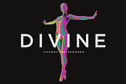 Divine: Character Renders, an Object Graphic by RuleByArt (Thumbnail 3 of 16)