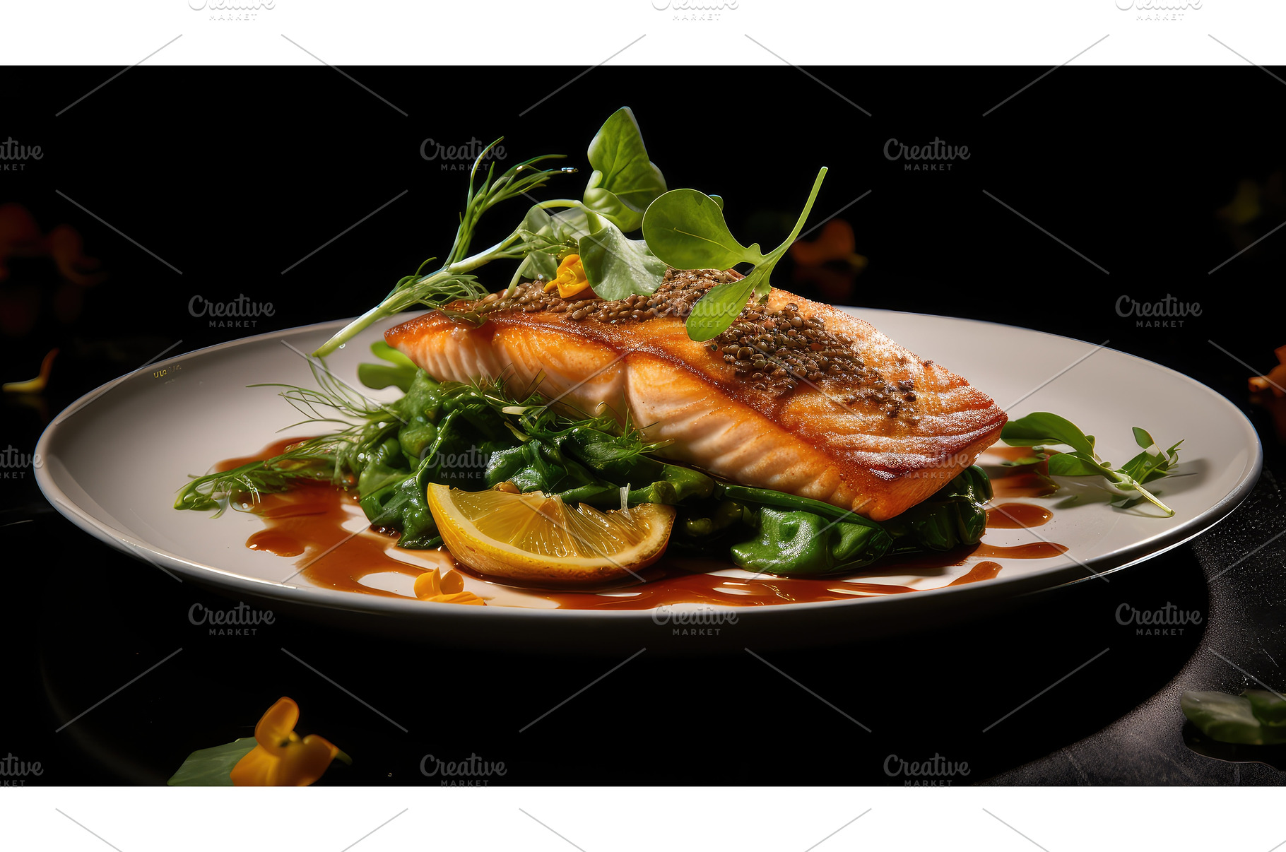 recipe trout brown ai generated, a Food & Drink Photo by pikepicture
