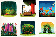 Twilight Glade Clipart, an Illustration by DreamCafeArt (Thumbnail 3 of 7)
