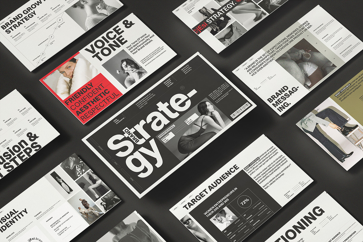Brand Strategy Guide Template, a Presentation Template by ArtisanaAura (Photo 2 of 9)