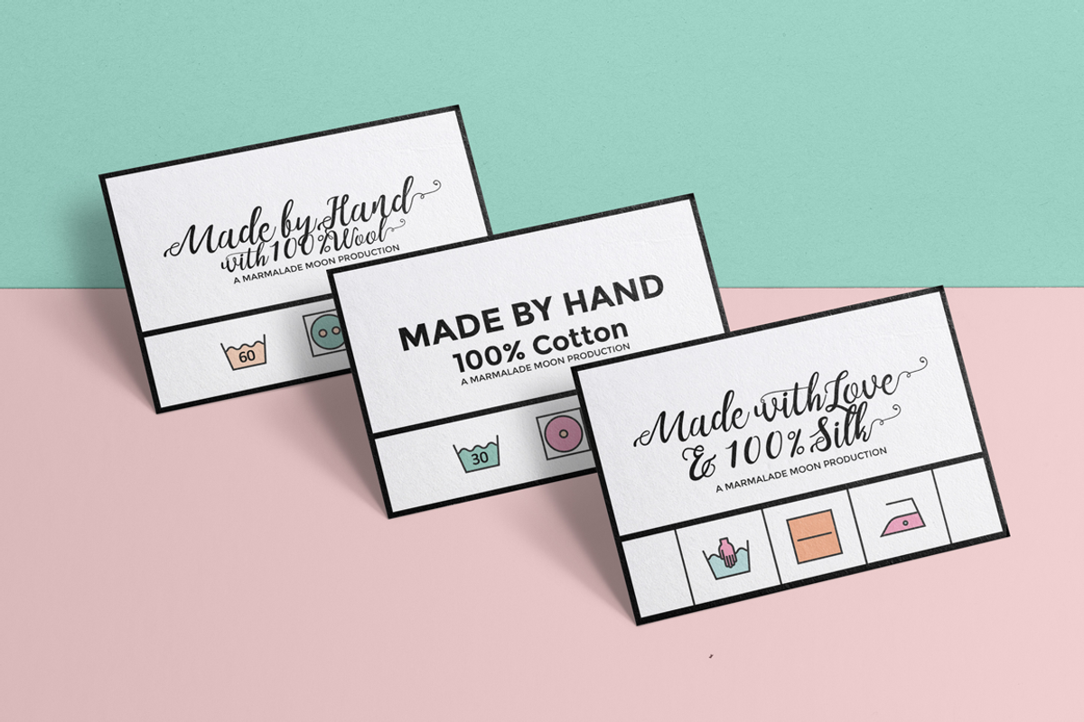 Clothing Labels and Laundry Symbols, an Icon by Marmalade Moon (Photo 2 of 8)