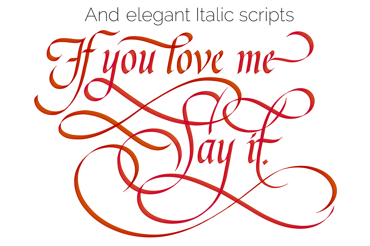 Calligraphy Procreate Brushes, a Brush Add-On by ZenLettering (Photo 3 of 16)