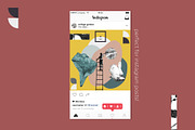 Abstract floral. Modern collage set., an Object Graphic by lisa_kalev (Thumbnail 6 of 11)