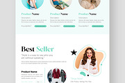 Fashion Landing Page Layout, an UI Kit Template by CreativeShaper (Thumbnail 4 of 6)