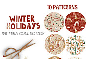 Winter holidays. Christmas pattern, a Pattern Graphic by Lineli (Thumbnail 13 of 15)