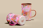 Tall Enamel Mug Mockup, a Product Mockup by McLittle Stock (Thumbnail 1 of 2)