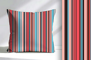 Rose Butterfly Stripe Seamless, a Pattern Graphic by Sharon Schwalbe (Thumbnail 1 of 4)