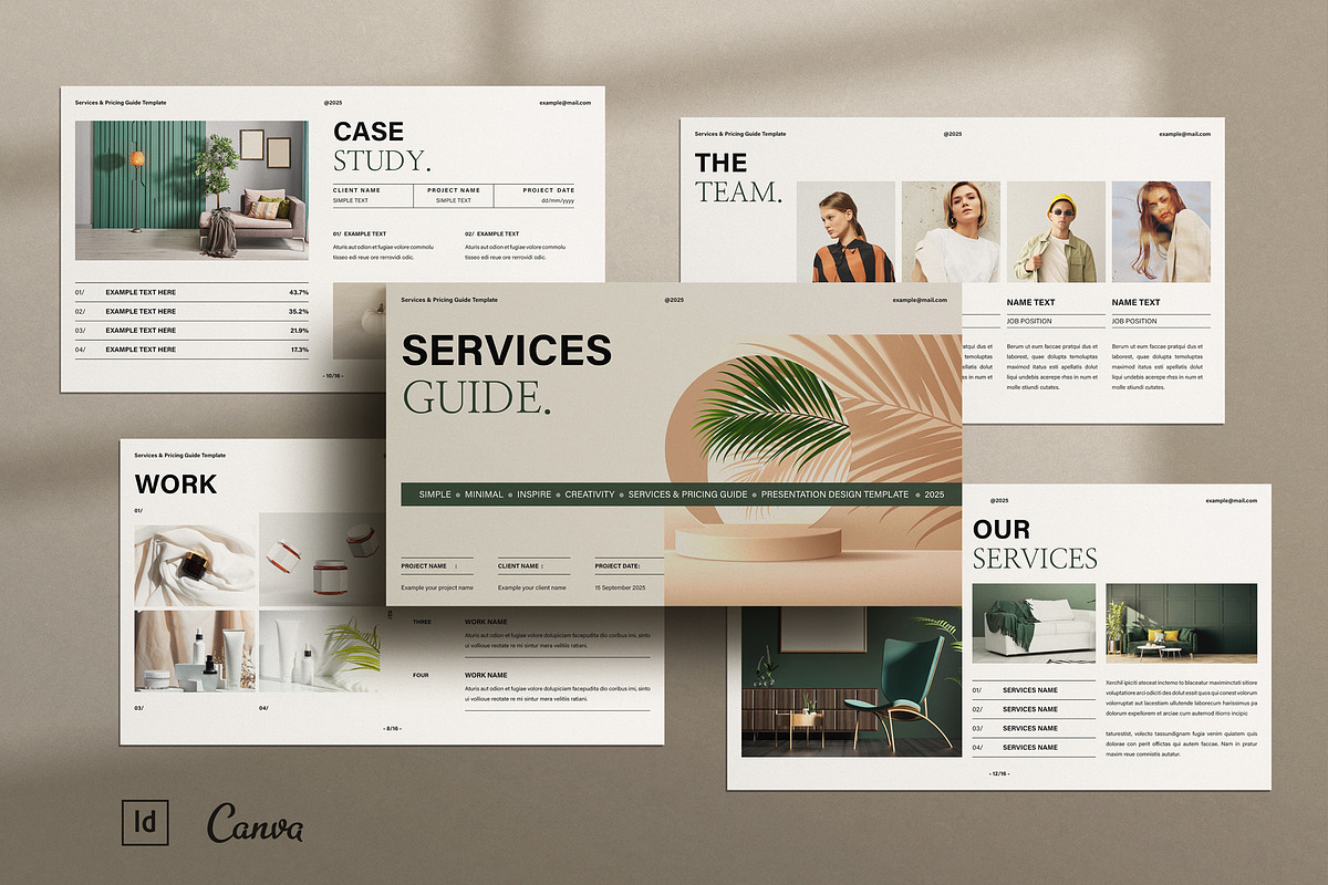Services and Pricing Guide Template, a Presentation Template by TemplatesForest (Photo 1 of 5)