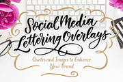 Lettering Overlays for Businesses, a Social Media Template by Laura Bolter Design (Thumbnail 1 of 9)