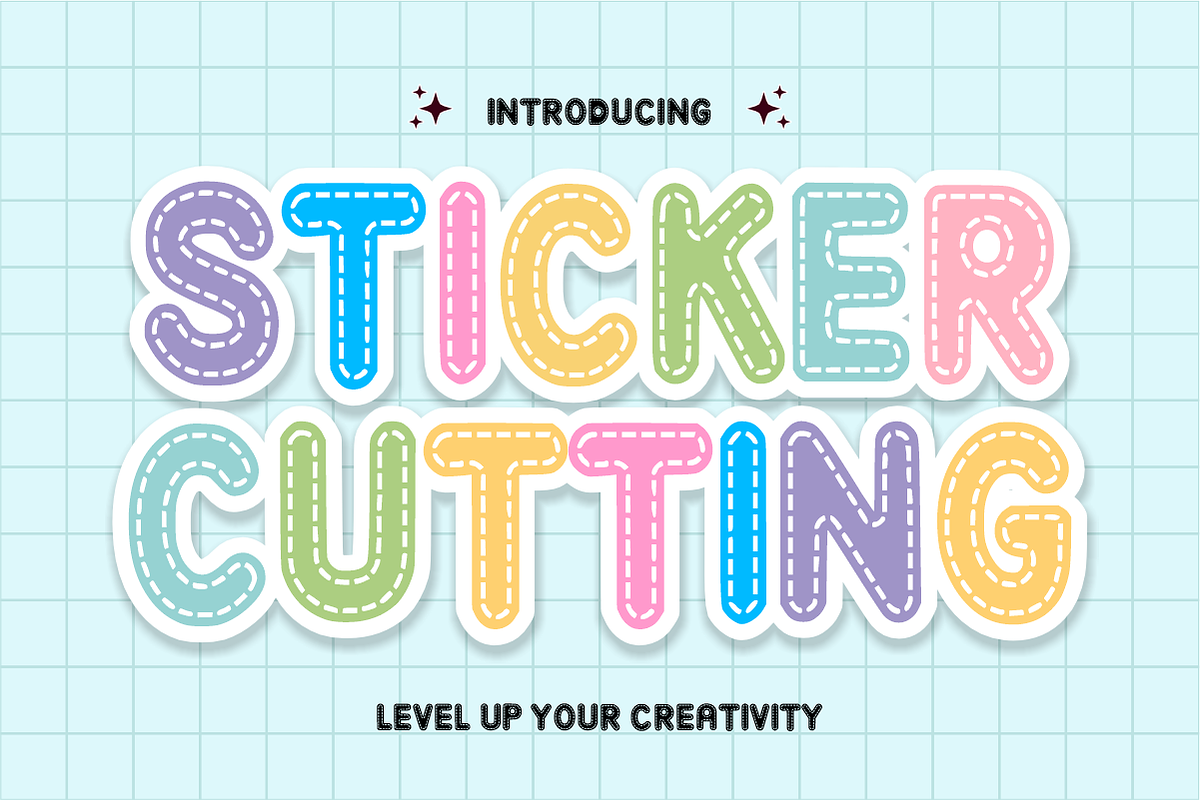 Disney Stitches – Stitched Font, a Sans Serif Font by KiddoGlyphs Studio (Photo 2 of 5)