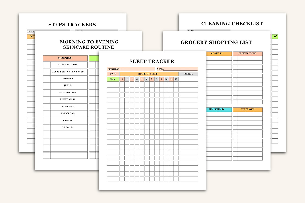 26–2027 Productivity Planner, a Stationery Template by Designmela01 (Photo 7 of 10)
