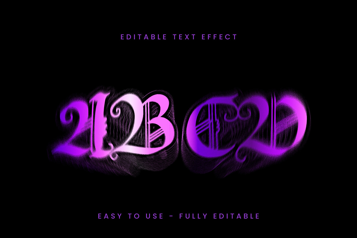 Gothic Neon Text Effect preview 3