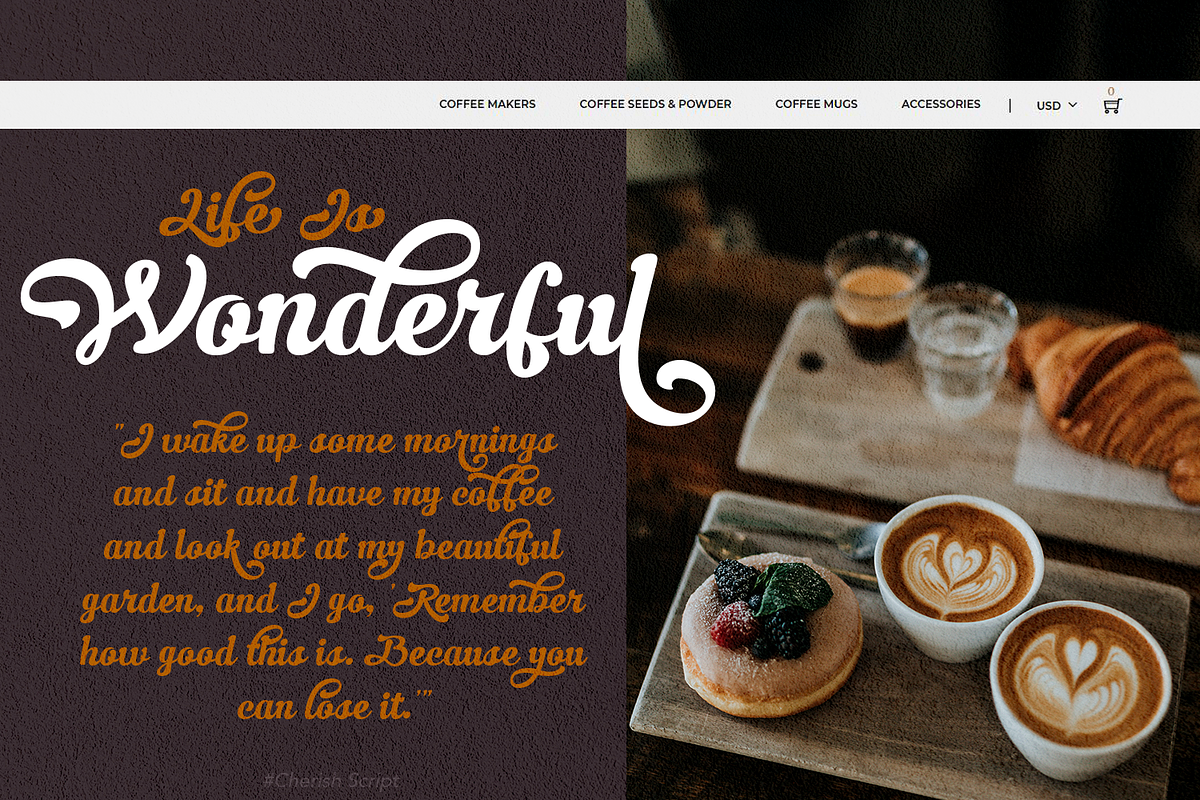 Cheris Script, a Font by madeDeduk (Photo 7 of 10)