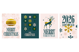 Christmas Elegant card design