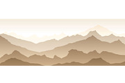 mountains illustration vector, a Texture Illustration by Rommeo79 (Thumbnail 1 of 8)