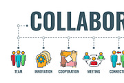 Partnership and Business Teamwork, an Education Illustration by TAlex (Thumbnail 4 of 6)