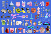 Y2K Glow & Dreamy Objects Pack, an Object Graphic by Anzhelika (Thumbnail 6 of 10)