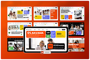 Finance Company Creative Powerpoint, a Presentation Template by Annora Studio (Thumbnail 1 of 5)