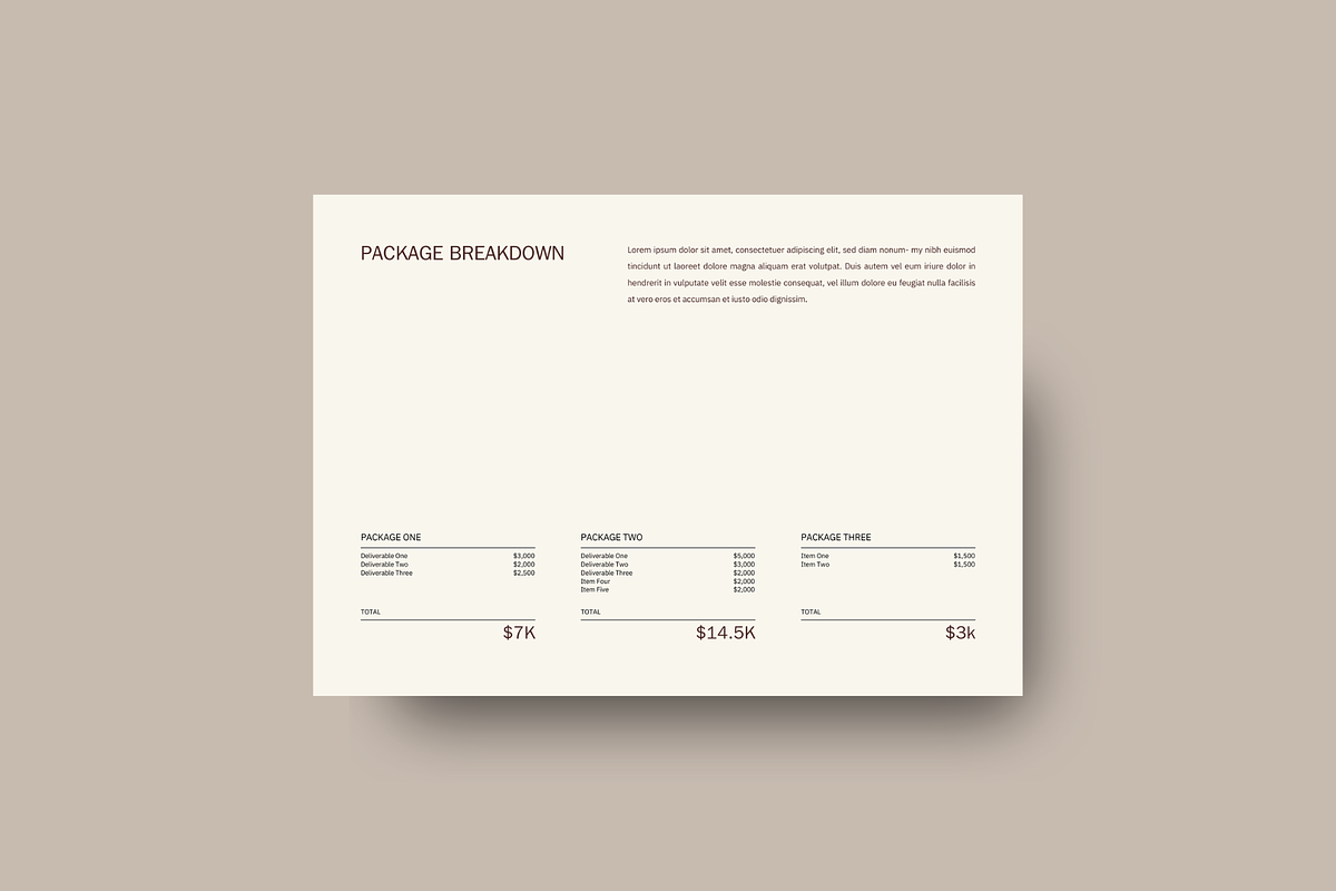 Modern Project Proposal Template, a Presentation Template by Brand & Bloom (Photo 9 of 15)