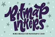 Bitmap Inkers for PHOTOSHOP CC2018, a Brush Add-On by studio.pancz (Thumbnail 1 of 6)