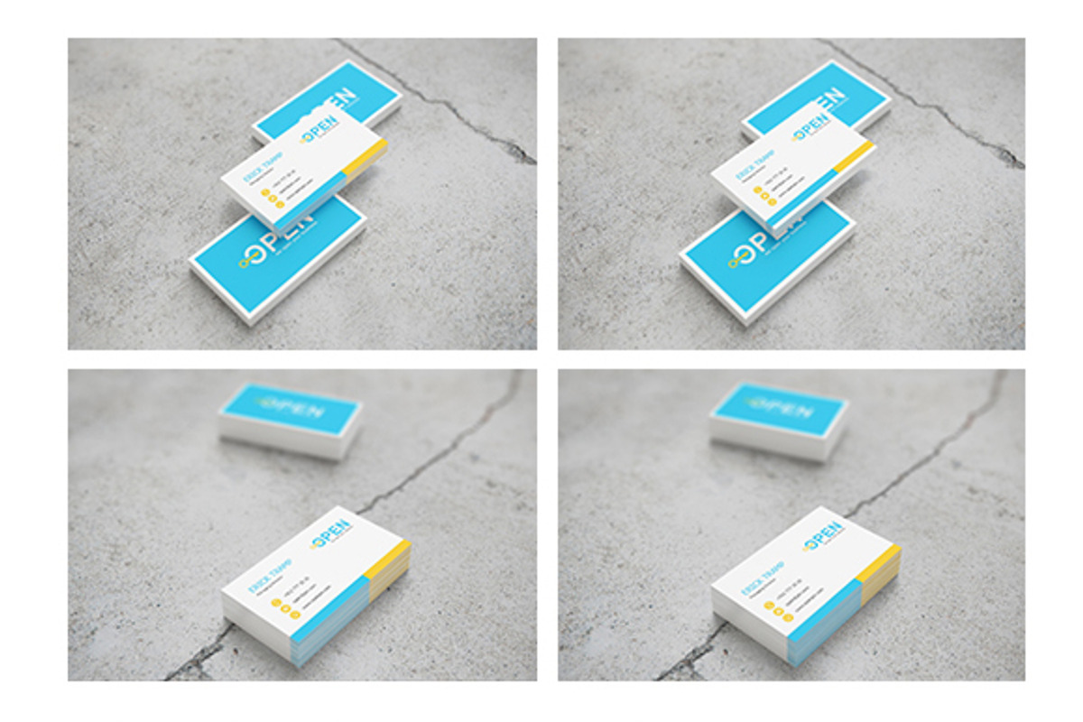 Business Cards Mock-up, a Print Template by ItemBridge (Photo 3 of 5)