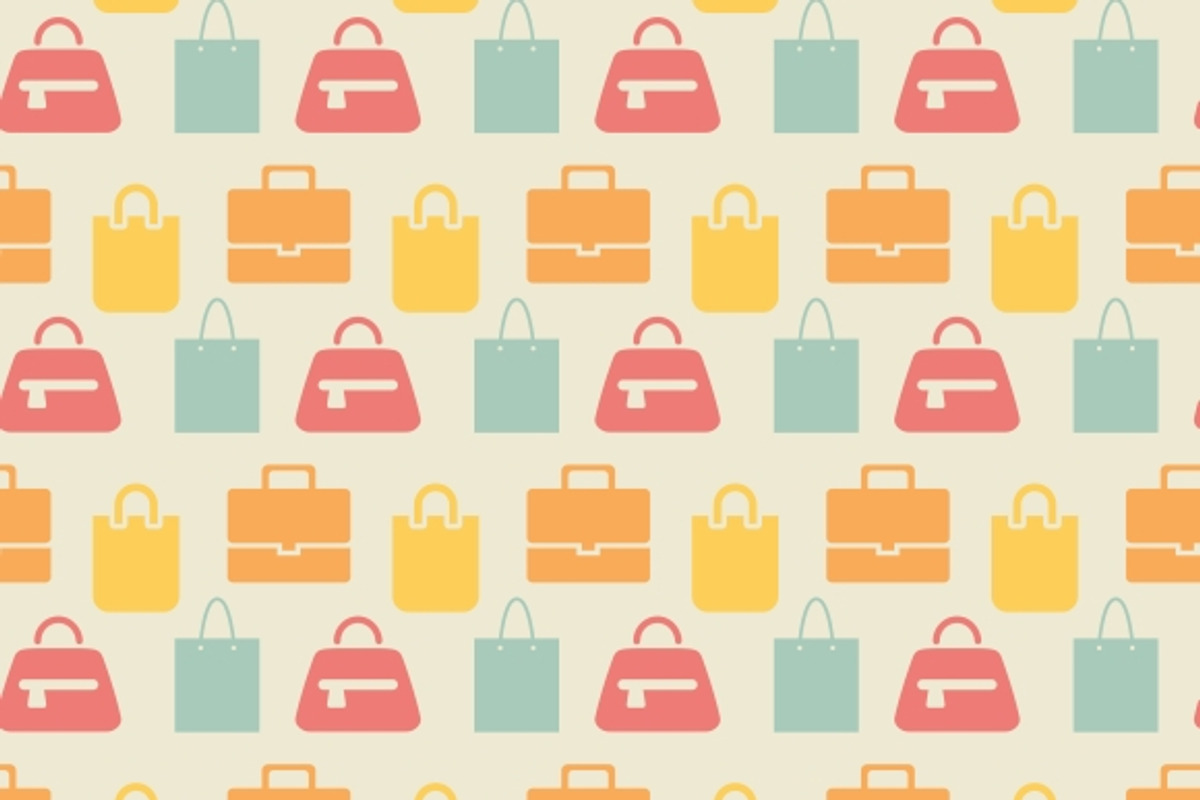 shopping bags pattern