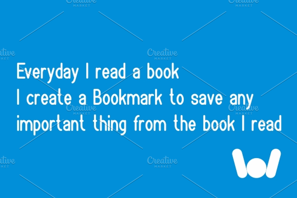 bookmark font preview 6