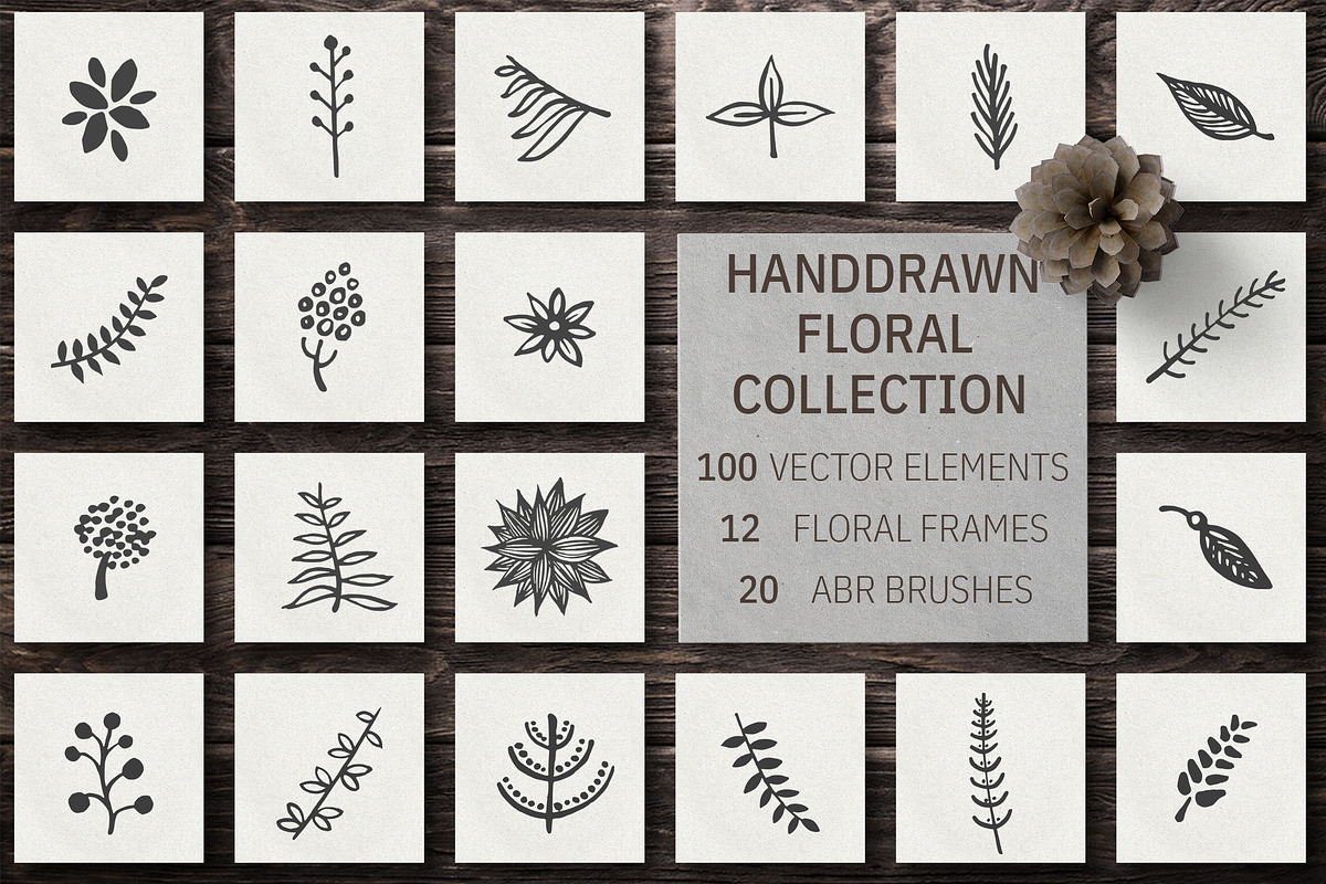 500+ Hand Drawn Elements -Bundle-, an Animal Illustration by CARROTDESIGN (Photo 4 of 6)