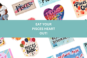 Pisces Editorial Sticker Set, a Person Illustration by Jakayla Digital Co (Thumbnail 8 of 10)
