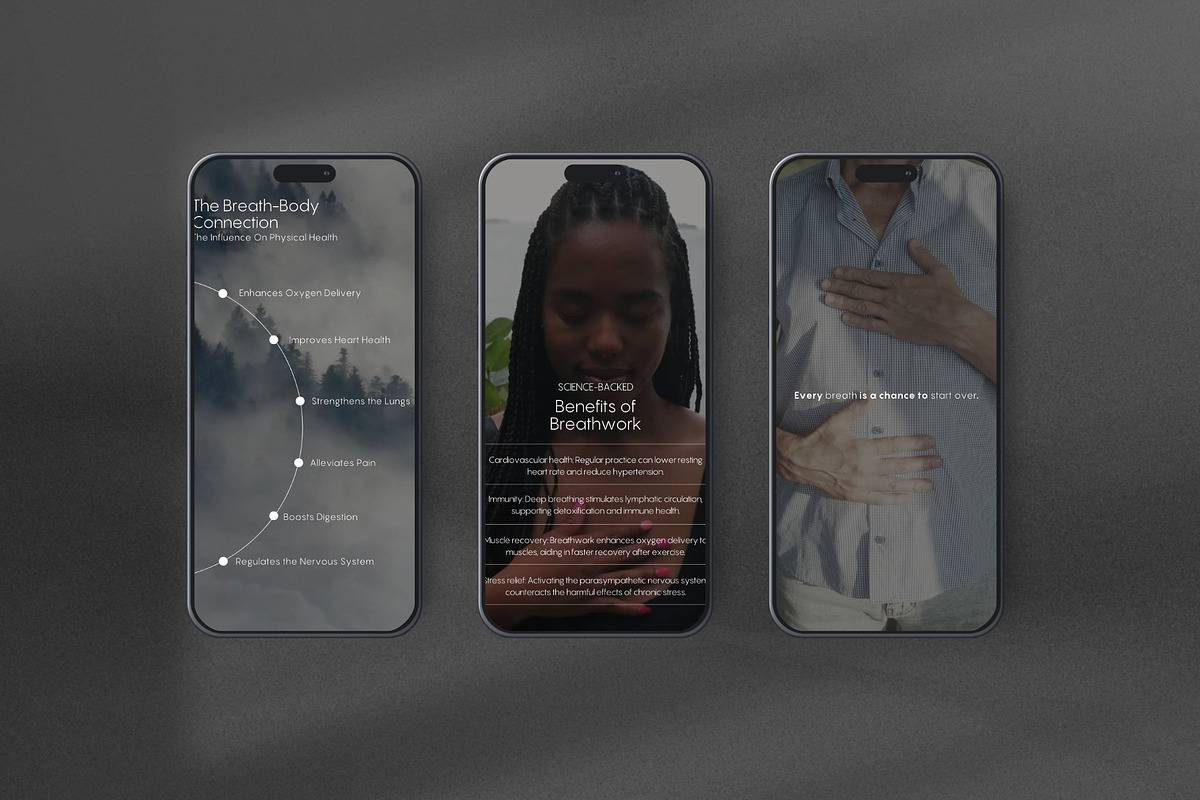 Breathwork Instagram Template Reels, a Social Media Template by Terraa Studio Design (Photo 8 of 8)