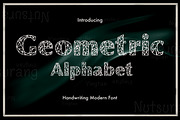 Geometric Alphabet Fonts, a Script Font by N Nakorn Creative (Thumbnail 1 of 8)