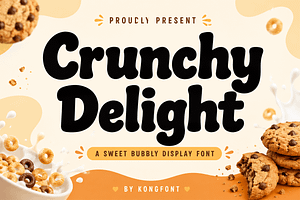 Crunchy Delight - Sweet Display Font