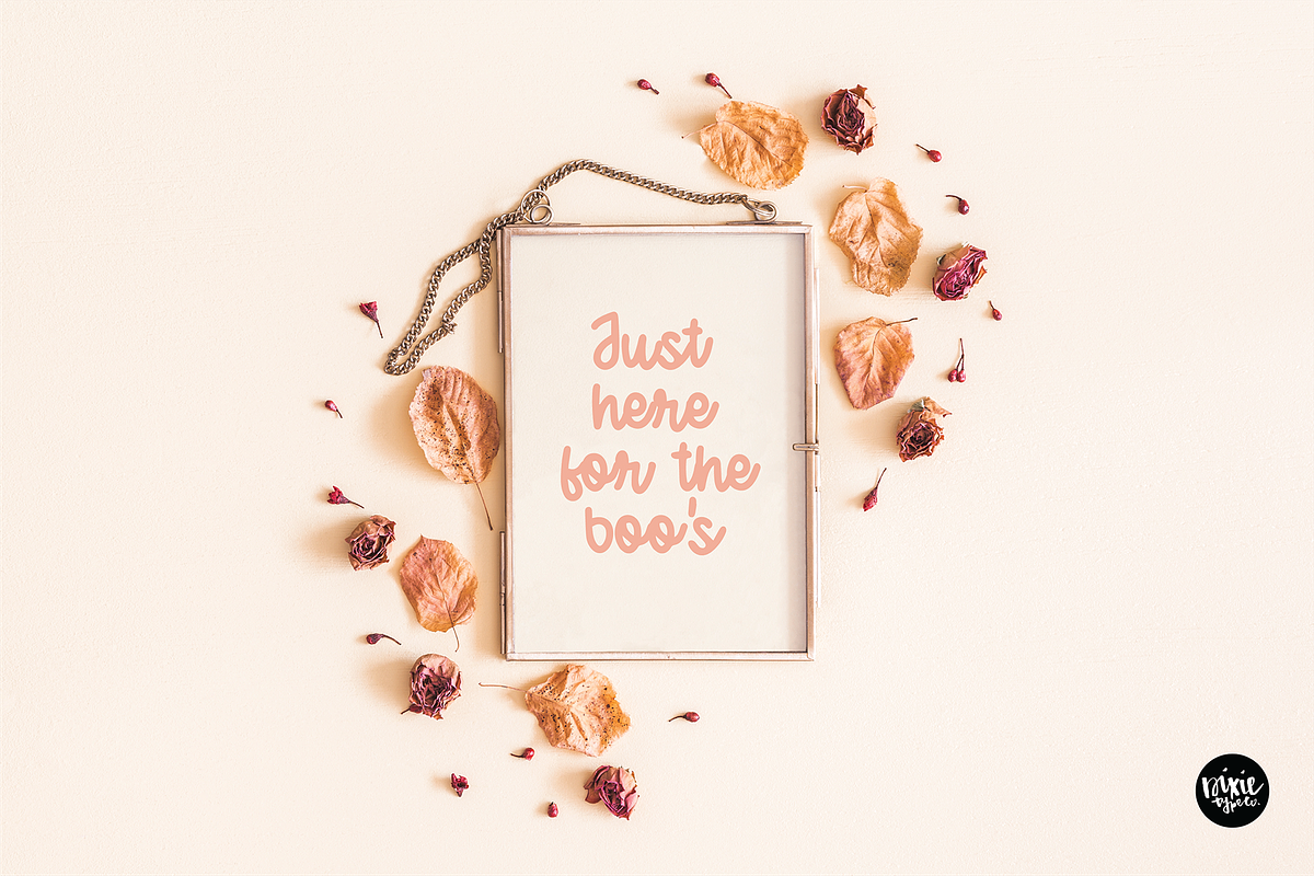 OCTOBER DAYLIGHT a Bold Script Font preview 3